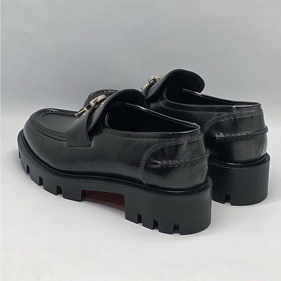 Christian Louboutin Patent Medallion Red Sole Loafers size 36 - Picture 13 of 16